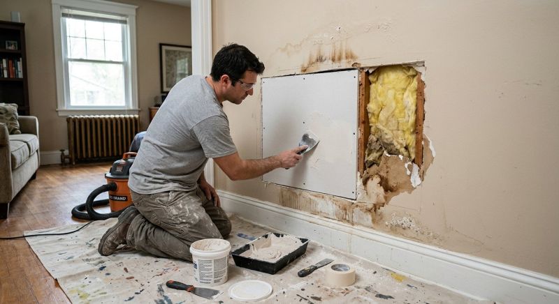 Bathroom Drywall Replacement in Wilmington, NC