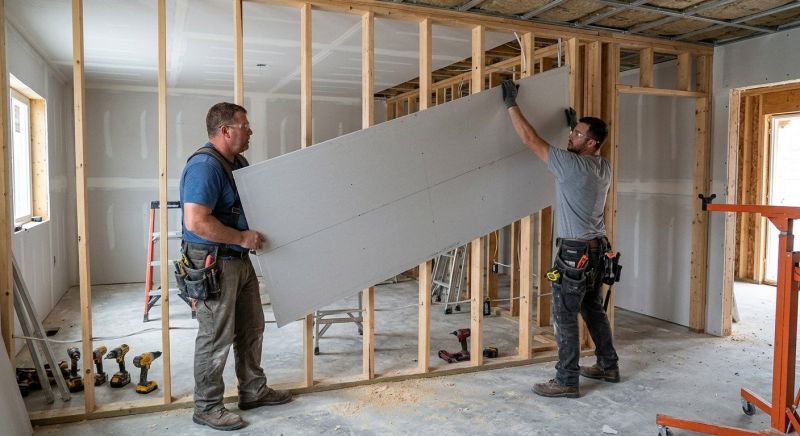 Garage Wallboard Installation in Wilmington, NC
